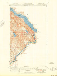 Parker Dam Area topographic map thumbnail