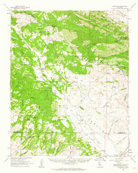Parkfield 1961 topographic map thumbnail