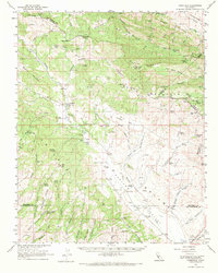 Parkfield 1961 topographic map thumbnail