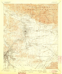 Pasadena 1900 topographic map preview