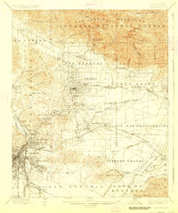 Pasadena 1900 topographic map preview