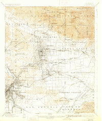 Pasadena 1900 topographic map thumbnail