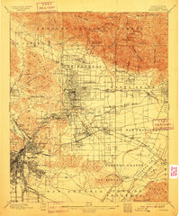 Pasadena 1900 topographic map thumbnail
