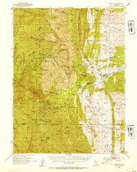 Paskenta 1952 topographic map thumbnail
