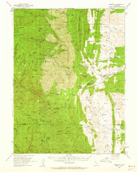 Paskenta 1952 topographic map thumbnail