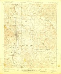 Paso Robles 1919 topographic map thumbnail