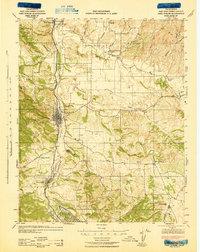 Paso Robles 1943 topographic map thumbnail