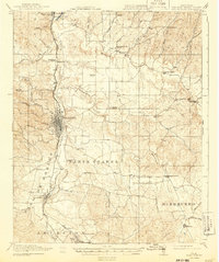 Paso Robles 1919 topographic map thumbnail