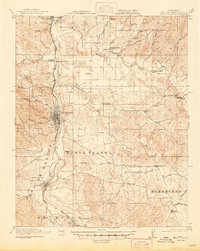 Paso Robles 1919 topographic map thumbnail