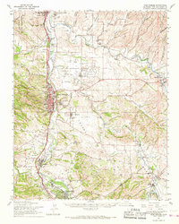Paso Robles 1961 topographic map thumbnail