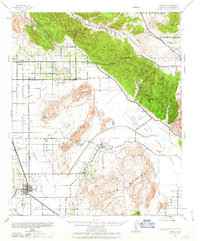 Perris 1942 topographic map thumbnail