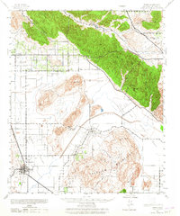 Perris 1942 topographic map thumbnail