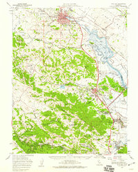 Petaluma 1954 topographic map thumbnail