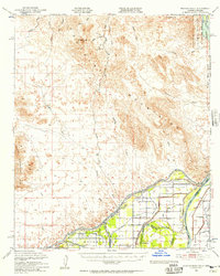 Picacho Peak 1951 topographic map thumbnail