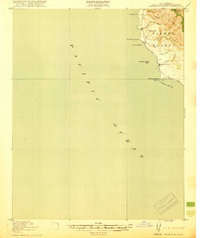 Piedras Blancas 1919 topographic map thumbnail