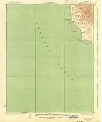 Piedras Blancas 1927 topographic map thumbnail
