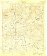 Piru 1921 topographic map preview