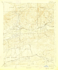 Piru 1921 topographic map preview