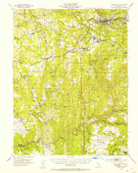 Placerville 1949 topographic map thumbnail