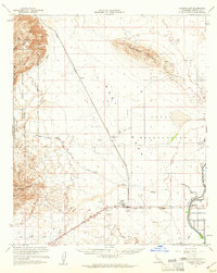 Plaster City 1957 topographic map thumbnail