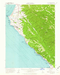 Point Arena 1960 topographic map thumbnail