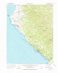 Point Arena 1960 topographic map thumbnail
