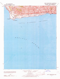 Point Conception 1942 topographic map thumbnail