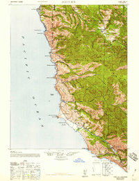 Point Sur 1947 topographic map preview