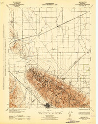 Polvadero Gap 1942 topographic map thumbnail