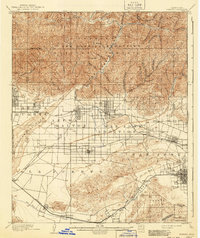 Pomona 1904 topographic map preview