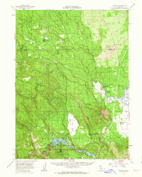 Pondosa 1961 topographic map thumbnail