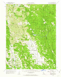 Potter Valley 1960 topographic map thumbnail