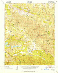 Pozo 1952 topographic map thumbnail