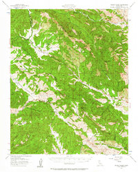 Priest Valley 1956 topographic map thumbnail