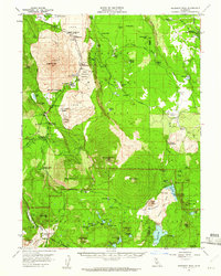 Prospect Peak 1957 topographic map thumbnail