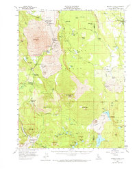 Prospect Peak 1957 topographic map thumbnail