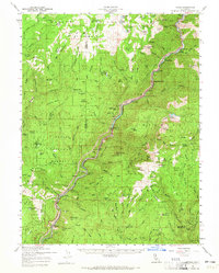 Pulga 1957 topographic map thumbnail