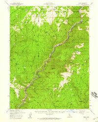 Pulga 1957 topographic map thumbnail