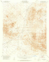Quartz Peak 1953 topographic map thumbnail