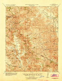 Quien Sabe 1940 topographic map thumbnail