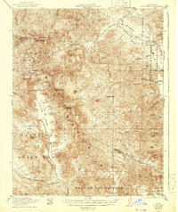 Quien Sabe 1922 topographic map thumbnail