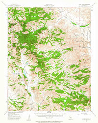 Quien Sabe 1956 topographic map thumbnail