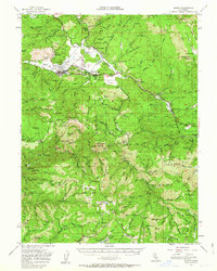 Quincy 1951 topographic map thumbnail