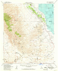 Rabbit Peak 1959 topographic map thumbnail