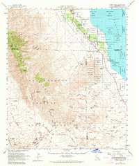 Rabbit Peak 1959 topographic map thumbnail
