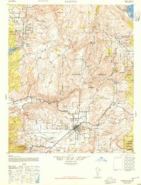 Ramona 1942 topographic map thumbnail