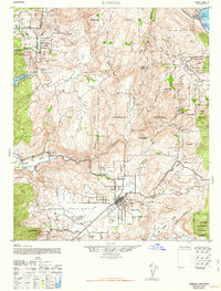 Ramona 1942 topographic map thumbnail