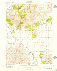 Ravendale 1954 topographic map thumbnail