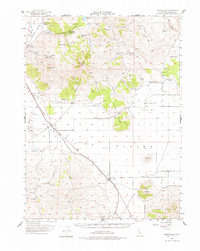 Ravendale 1954 topographic map thumbnail