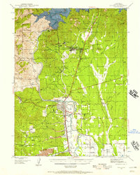 Redding 1944 topographic map preview